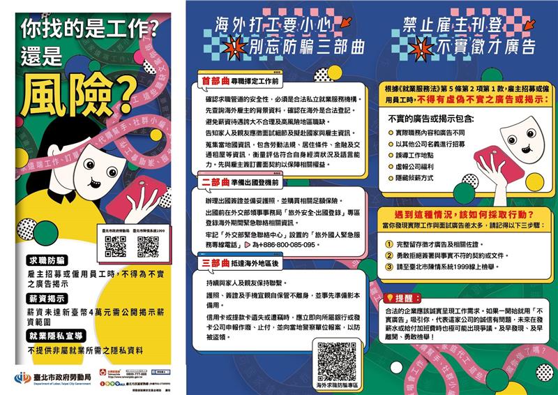 115年度 北市勞工局求職防騙宣導